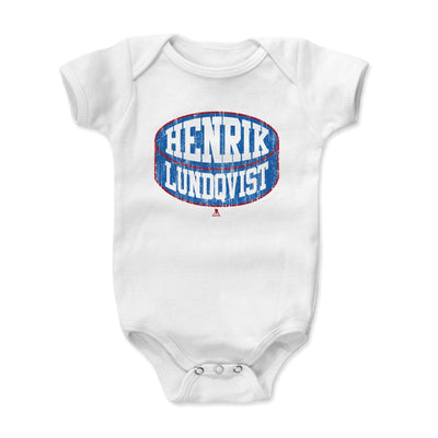 Henrik Lundqvist Baby Clothes, New York R Hockey Kids Baby Onesie